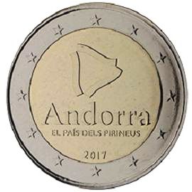 coin 2 euro 2017 Andorra_pyrenean coin 2 euro 2017 Andorra_pyrenean