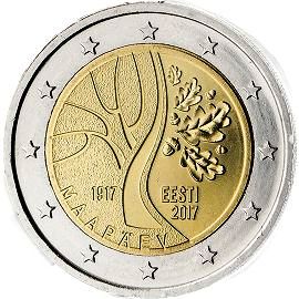 coin 2 euro 2017 Estonia_Independence coin 2 euro 2017 Estonia_Independence