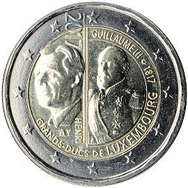 coin 2 euro 2017 Luxembourg_GrandDuke coin 2 euro 2017 Luxembourg_GrandDuke