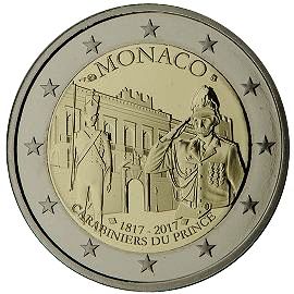 coin 2 euro 2017 Monaco_Carabiniers coin 2 euro 2017 Monaco_Carabiniers