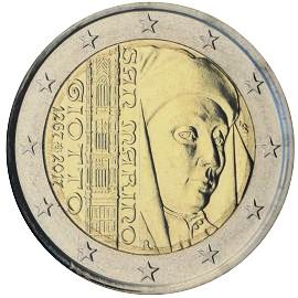 coin 2 euro 2017 san_marino_giotto coin 2 euro 2017 san_marino_giotto