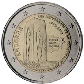 coin 2 euro 2018 andorra-25const