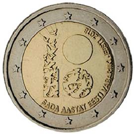 coin 2 euro 2018 estonia_independence