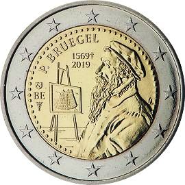 coin 2 euro 2019 450anniv_PieterBreugeltheelder coin 2 euro 2019 450anniv_PieterBreugeltheelder