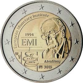 coin 2 euro 2019 belgium_25anniv_EMI coin 2 euro 2019 belgium_25anniv_EMI