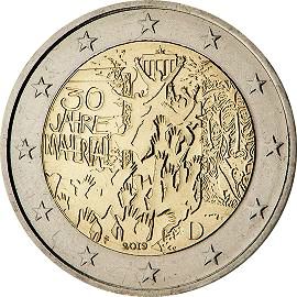 coin 2 euro 2019 de_30anniv_fallBerlinwall coin 2 euro 2019 de_30anniv_fallBerlinwall