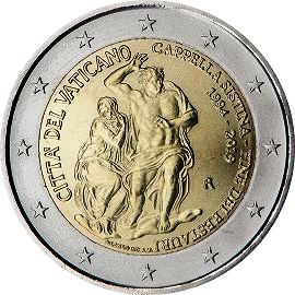 coin 2 euro 2019 vt_sistine coin 2 euro 2019 vt_sistine