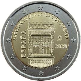 coin 2 euro 2020 es_unesco_aragon coin 2 euro 2020 es_unesco_aragon