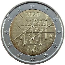 coin 2 euro 2020 fi_100turku_univerity coin 2 euro 2020 fi_100turku_univerity