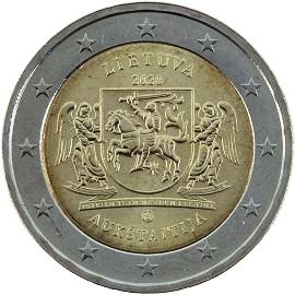 coin 2 euro 2020 lt_aucksta coin 2 euro 2020 lt_aucksta