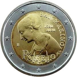coin 2 euro 2020 sm_raphael coin 2 euro 2020 sm_raphael