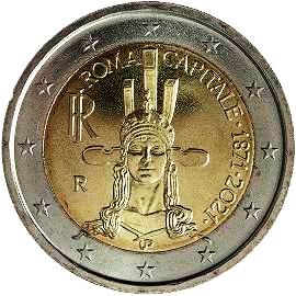 coin 2 euro 2021 it_150_rome_capital coin 2 euro 2021 it_150_rome_capital