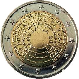 coin 2 euro 2021 sl_october coin 2 euro 2021 sl_october