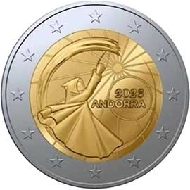 Belgium 2 euro 2023 Andorra 2 euro 2023