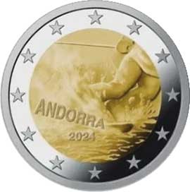Belgium 2 euro 2024 Andorra 2 euro 2024