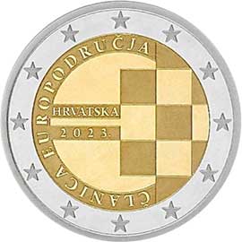 Estonia 2 euro 2023 Croatia 2 euro 2023