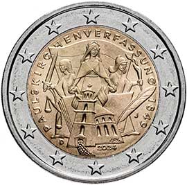 2 euro 2024 Germany 2 euro 2024