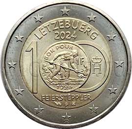 2 euro 2024 Luxembourg 2 euro 2024