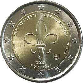Malta 2 euro 2025 Portugal 2 euro 2025