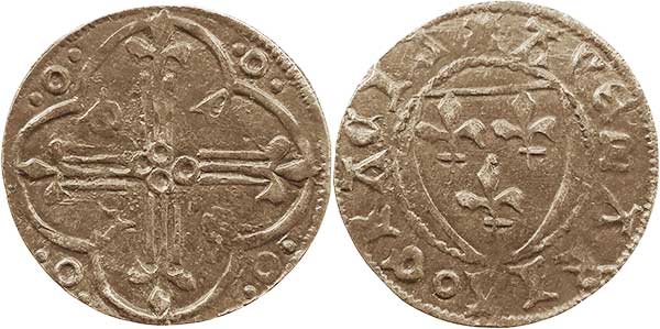 Rechenpfennig france ave maria shield