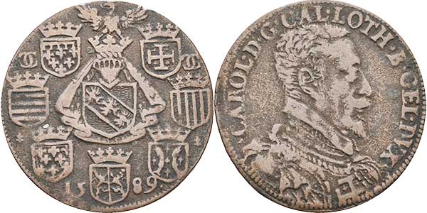 Rechenpfennig france Lothringen Karl III