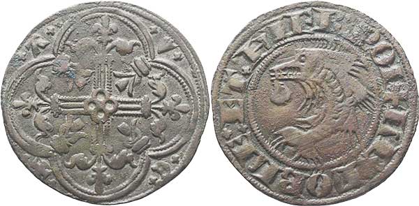 Rechenpfennig france dolphin