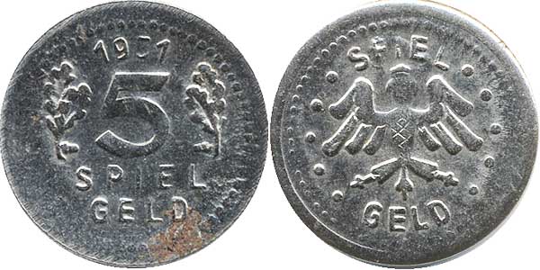 Spielgeld 5 Adler