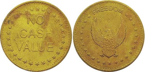 game token no cash value Adler