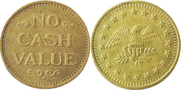 game token no cash value Adler