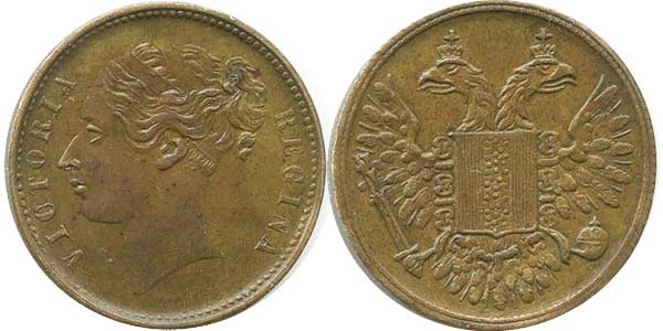 game token Victoria und Doppelkopf Adler