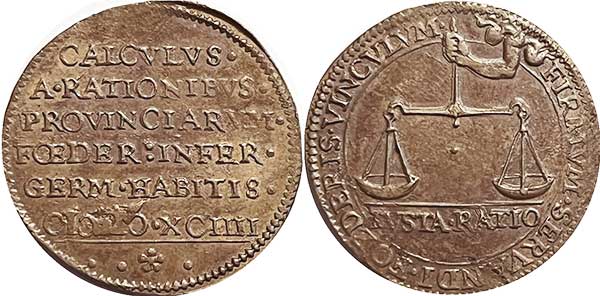 Rechenpfennig Niederlande dordrecht ivsta-ratio