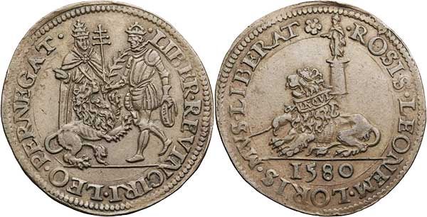 Rechenpfennig Niederlande rosis leonem
