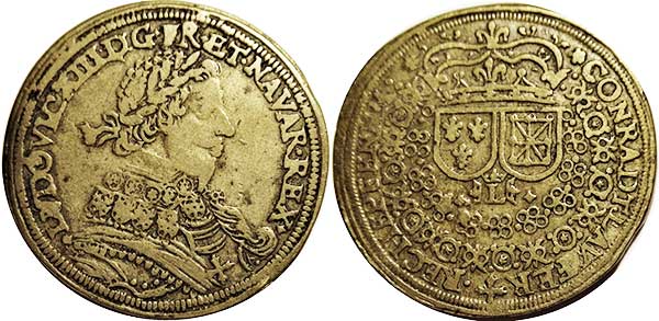 Rechenpfennig louis-xiii conrad lauffer
