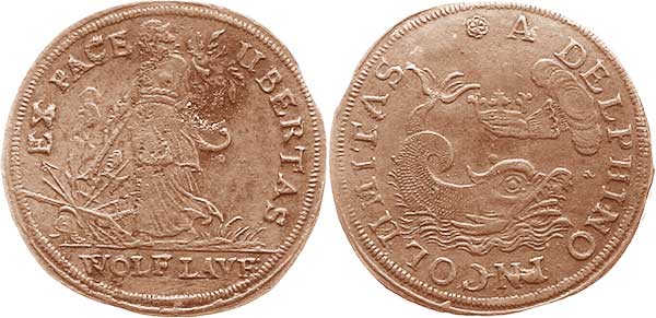 Rechenpfennig delphino