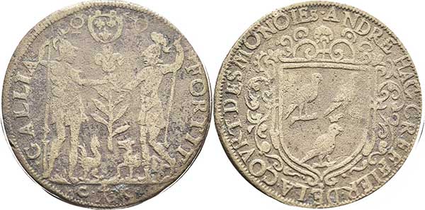 Rechenpfennig gallia fortit
