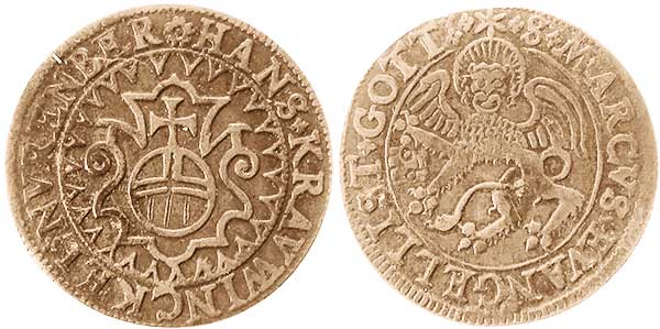 Rechenpfennig hans krauwinckel S.Marcvs