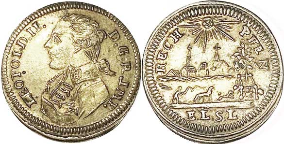 Rechenpfennig nuremberg leopol II