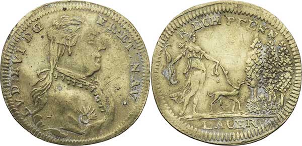 Rechenpfennig nuremberg lauer lvd xvi
