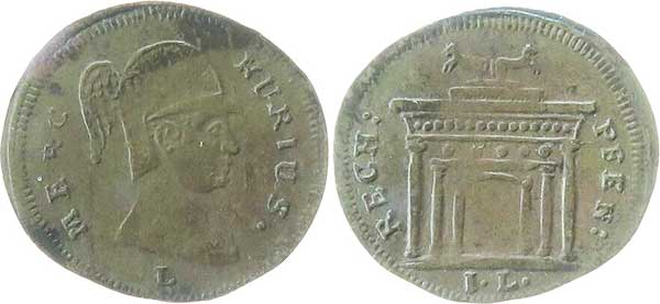 Rechenpfennig nuremberg merckurius