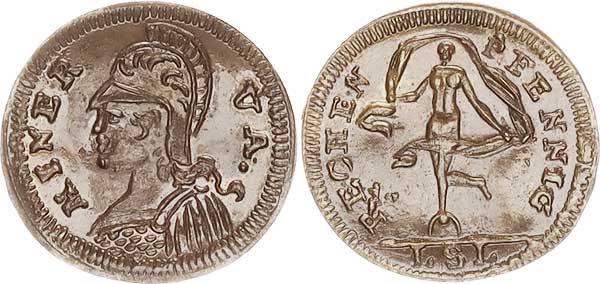 Rechenpfennig nuremberg miner va