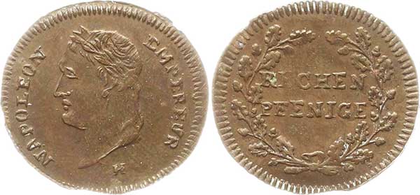 Rechenpfennig nuremberg lauer napoleon