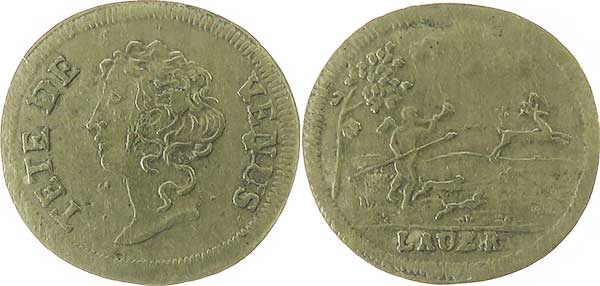 Rechenpfennig nuremberg tete de venus
