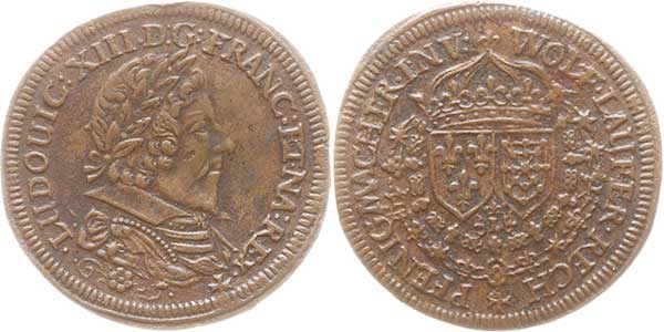 Rechenpfennig Ludouic XIII