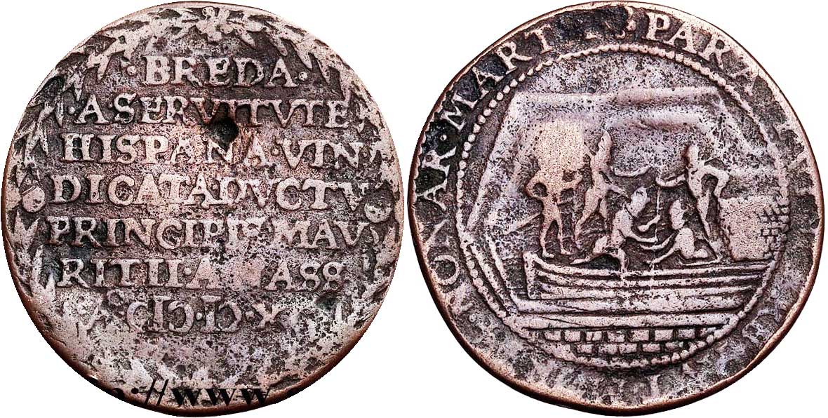 Rechenpfennig Niederlande breda