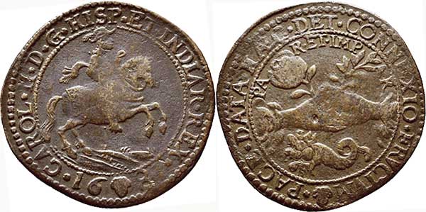Rechenpfennig Spanische Niederlande brusseles pace data