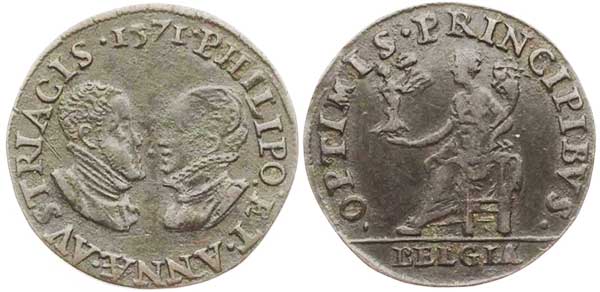 Rechenpfennig Niederlande philippo et anna
