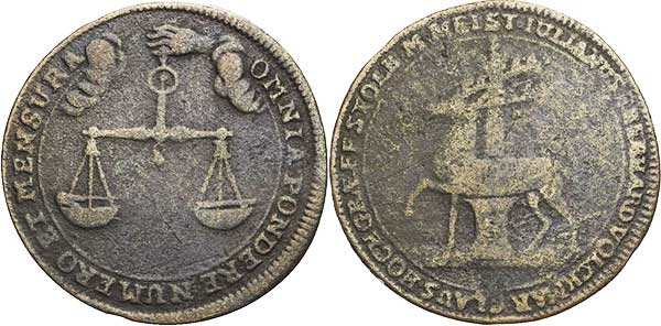 Rechenpfennig stolberg omnia pondere