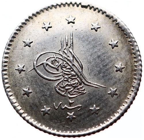 1 kurus 1277/2 Obverse