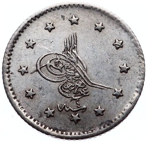 1 kurus 1277/4 Obverse