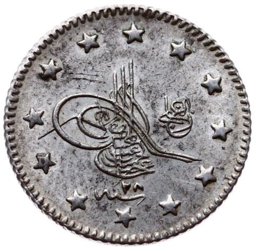 1 kurus 1293/28 Obverse